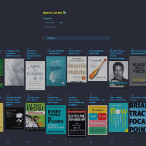 Obsidian Bookshelf Book Templates FREE
