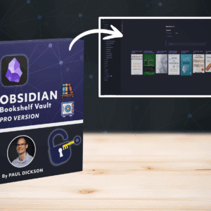 Obsidian Bookshelf Vault PRO