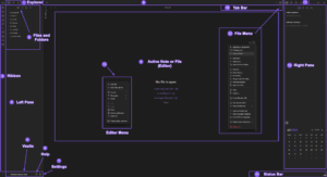 Obsidian Interface – Cheat Sheet + Markdown Note (FREE)